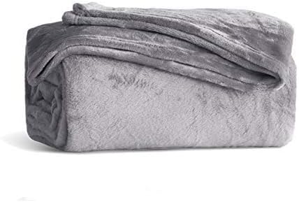 Fleece Blanket King Size Grey Lightweight Super Soft Cozy Luxury Bed Blanket Microfiber