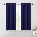 NICETOWN Royal Blue Blackout Draperies Curtains, All Season Thermal Insulated Solid Grommet Top Blackout Curtains/Drapes for Kid's Room (1 Pair, 42 x 45 Inch in Royal Blue)