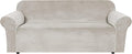 H.VERSAILTEX 1 Peice Stretch Velvet Sofa Covers for 3 Cushion Couch Covers Sofa Slipcovers Furniture Protector Soft, Crafted from Thick Comfy Rich Velour (Sofa 72"-90", Oatmeal)