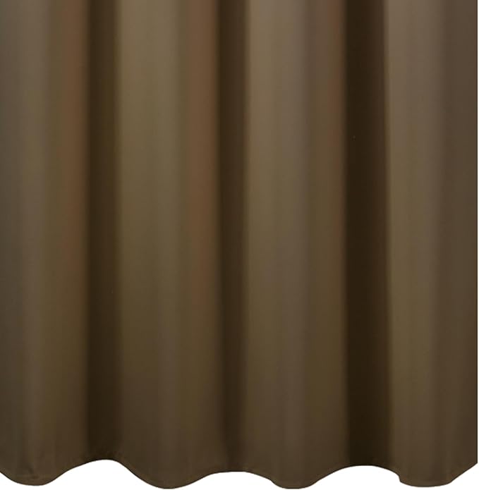 LEMOMO Blackout Curtains 52 x 90 inches Long Brown Curtains Set of 2 Panels Thermal Insulated Room Darkening Curtains for Bedroom