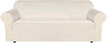 H.VERSAILTEX Stretch Sofa Covers Large Couch Covers Sofa Slipcovers Furniture Protector Soft with Non Slip Elastic Bottom, Feature Thick Comfy Rich Velour (XL Sofa, Ivory)