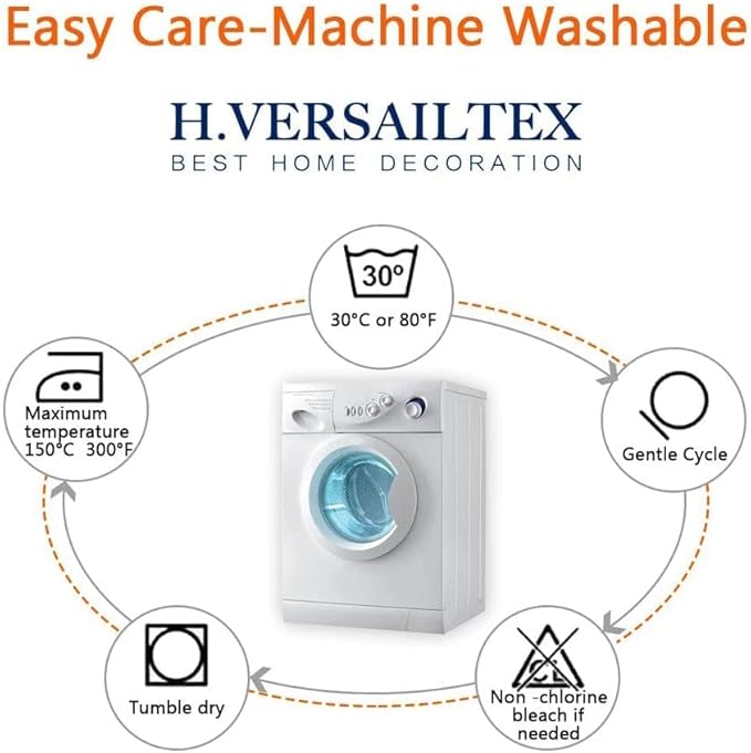 H.VERSAILTEX Blackout Patio Curtains 100 x 108 Inches for Sliding Door Extral Wide Blackout Curtain Panels Thermal Insulated Room Divider - Grommet Top, 9' Tall by 8.5' Wide - Bronze Green