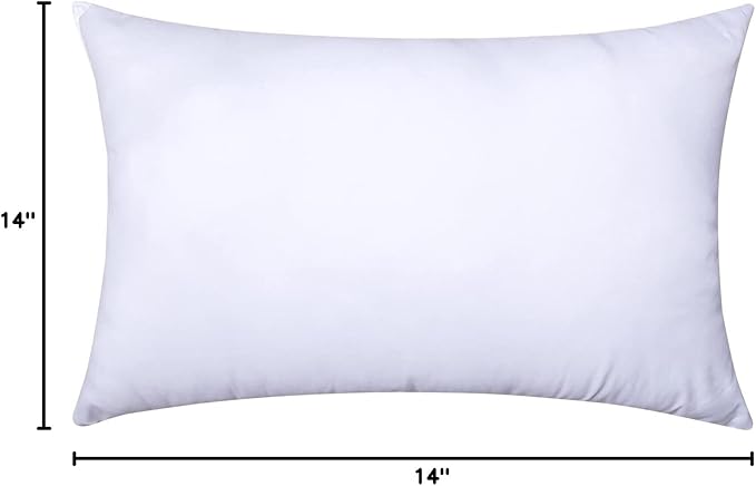 MIULEE Throw Pillow Insert Premium Pillow Stuffer Sham Rectangle for Decorative Cushion Bed Couch Sofa 20x26 Inch
