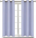 BGment Room Darkening Curtains 45 Inches Long - Grommet Thermal Insulated Drapes Window Treatment Curtains for Bedroom, 2 Panels, 38 x 45 Inch, Lavander