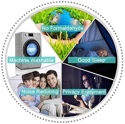 Yakamok Blackout Curtains Room Darkening Thermal Insulated Window Panels,Solid Grommet Top Drapes for Bedroom/Living Room(62Wx84L,Greyish White, 2 Panels)