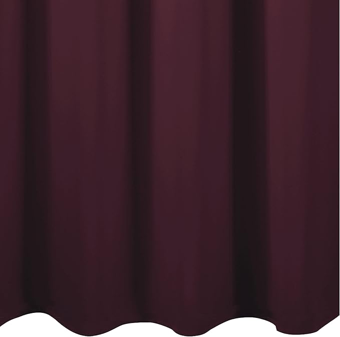 LEMOMO Burgundy Red Thermal Blackout Curtains/38 x 84 Inch/Set of 2 Panels Room Darkening Curtains for Bedroom
