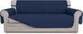 Easy-Going Reversible Oversized Couch Cover for 3 Cushion Couch Sofa Cover for Dogs Water Resistant Furniture Protector Cover with Foam Sticks for Pet Cat (Oversized Sofa, Navy/Navy)