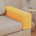 Soothing Home Sofa Covers, Sofa Hero Covers, Wear-Resistant Universal Couch Covers Washable Stretch Sectional Couch Cushion Covers (Yellow,Arm Rest Covers 2pcs)