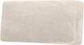 H.VERSAILTEX Velvet Stretch Individual Couch Cushion Cover Plush Cushion Slipcover for Loveseat Sofa Cushion Furniture Protector Seat Cushion Sofa Cover (1 Piece Sofa Cushion Cover, Ivory)