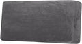 H.VERSAILTEX Velvet Stretch Individual Couch Cushion Cover Plush Cushion Slipcover for Loveseat Sofa Cushion Furniture Protector Seat Cushion Sofa Cover (1 Piece Sofa Cushion Cover, Grey)