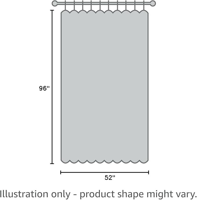 Estelar Textiler Ombre Greyish White and Beige Blackout Curtains & Drapes 96 Inch Length 2 Panels, Gradient Thermal Insulated Full Light Blocking Grommet Blackout Drapes for Bedroom, 52Wx96L