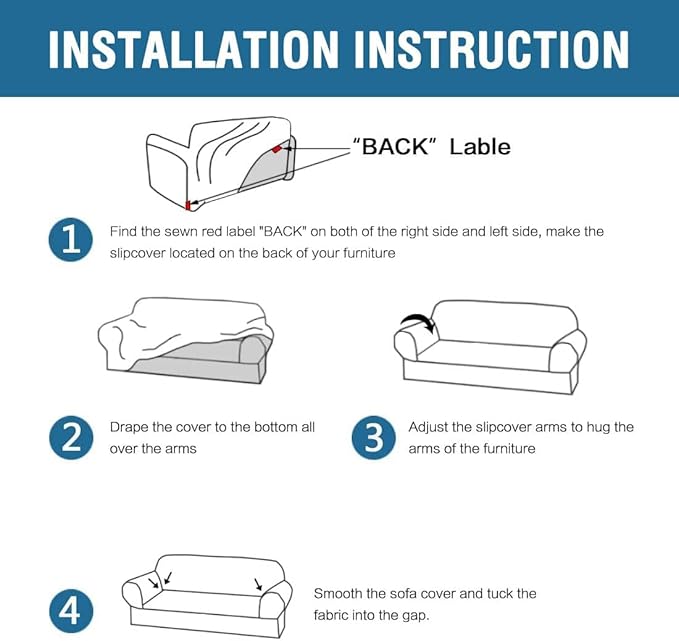 H.VERSAILTEX Stretch Velvet Armchair Cover Couch Covers 1 Cushion Chair Slipcover for Living Room Furniture Cover Crafted from Thick Comfy Rich Velour (Chair 31"-49", Porcelain White)