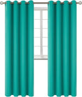 BGment Room Darkening Curtains 120 Inches Long - Grommet Thermal Insulated Drapes Window Treatment Curtains for Bedroom, 2 Panels, 52 x 120 Inch, Teal