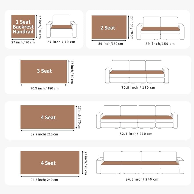 Velvet Couch Covers for Dogs, Dog Sectional Couch Covers, Pet Couchs Cover for 2-3 Seater, Couchs Protector for Dogs, Sectional Sofa Cover for Pet Washable(1PC,Dark Brown,27.6"×70.9")