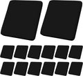 14Pcs Outdoor Cushion Covers, Patio Cushion Covers,Stretch Elastic Slipcovers, Replacement Washable & Reusable Furniture Protector for Patio Couch (Black,Cover Only)