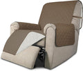 Easy-Going Recliner Chair Slipcover Reversible Sofa Cover Water Resistant Couch Cover Furniture Protector with Elastic Straps for Pets Dog (Recliner 22 inch, Camel/Ivory)