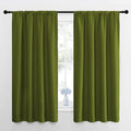 NICETOWN RV Blackout Curtains for Camper Windows, Olive, 29" Wide by 50" Long, 2 PCs, Short Blackout Curtains & Drapes, Thermal Insulated Blackout Curtain Panels for Kids Room, Play Room
