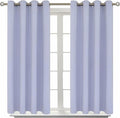 BGment Room Darkening Curtains 45 Inches Long - Grommet Thermal Insulated Drapes Window Treatment Curtains for Bedroom, 2 Panels, 52 x 45 Inch, Lavander