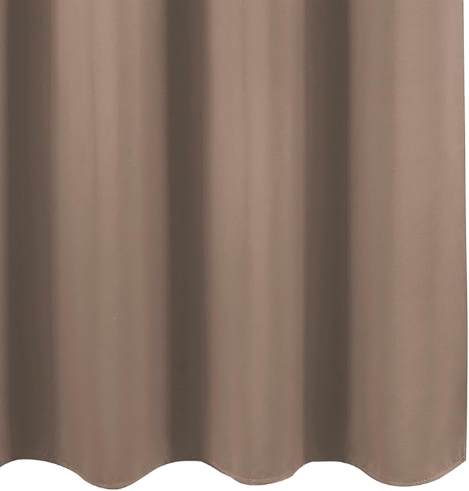 LEMOMO Blackout Curtains 52 x 120 Inch Long Cappuccino Curtains Set of 2 Panels Room Darkening Curtains for Bedroom and Living Room