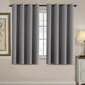 H.VERSAILTEX Blackout Curtain for Living Room Thermal Insulated Window Treatment Curtain 54 inch Length Energy Saving Solid Grommet Top Blackout Drape, One Panel, Bluish Gray, 52" W x 54" L