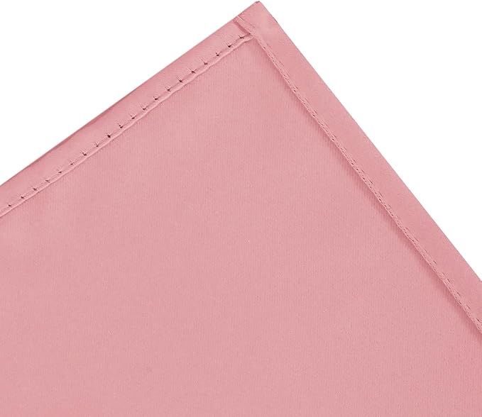 LEMOMO Blackout Curtains 66 x 72 Inch Long Pink Curtains Set of 2 Panels Room Darkening Curtains for Bedroom and Living Room