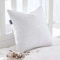 MIULEE Feather Pillow Insert 20x20, Decorative Down Throw Pillow Insert Fluffy Throw Pillow Cotton Fabric for Sofa Bed Couch