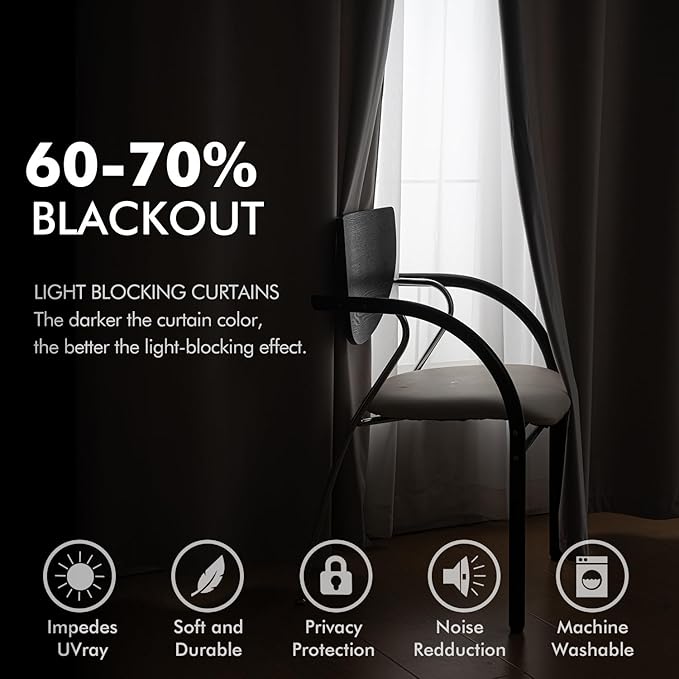 MIULEE Velvet Curtains Silver Light Grey Elegant Grommet Thermal Insulated Soundproof Room Darkening Curtains/Drapes for Classical Living Room Bedroom Decor 52 x 96 Inch Set of 2