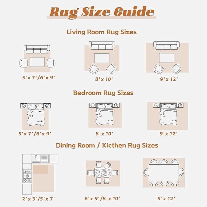 Area Rug 5x7 Washable Rug, Vintage Boho Medallion Rugs Non-Slip Soft Low Pile Large Distressed Rug Indoor Retro Carpet for Living Room Bedroom Dining Room Office (TribalMedallionMulti, 5'x7')