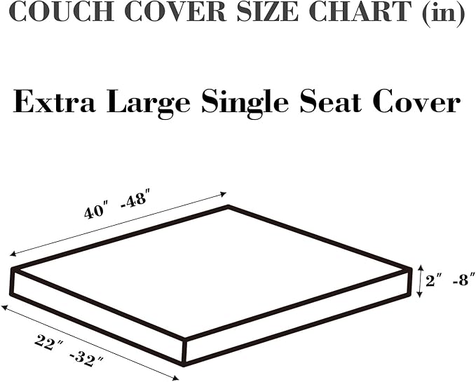 Sofa Covers Couch Covers for Sofa Pet Friendly Couch Cushion Covers Universal Sofa Covers Washable Stretch Slipcovers for Sectional Sofa (Texture Green,Extra Large Single Seat Cover)