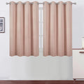 LEMOMO Blush Thermal Blackout Curtains/52 x 45 Inch/Set of 2 Panels Room Darkening Curtains