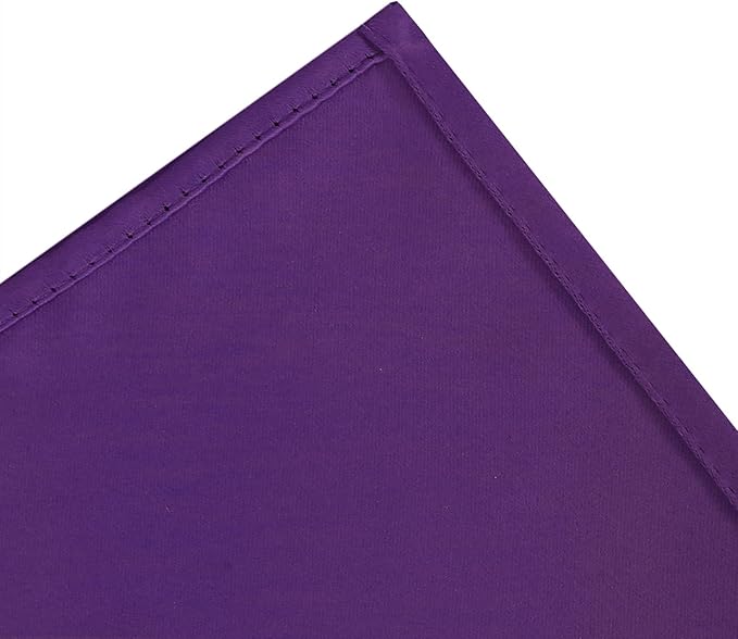 LEMOMO Blackout Curtains 52 x 90 Inch Long Purple Curtains Set of 2 Panels Room Darkening Curtains for Bedroom and Living Room