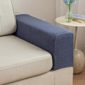 Soothing Home Sofa Covers, Sofa Hero Covers, Wear-Resistant Universal Couch Covers Washable Stretch Sectional Couch Cushion Covers (Metal Grey,Arm Rest Covers 2pcs)