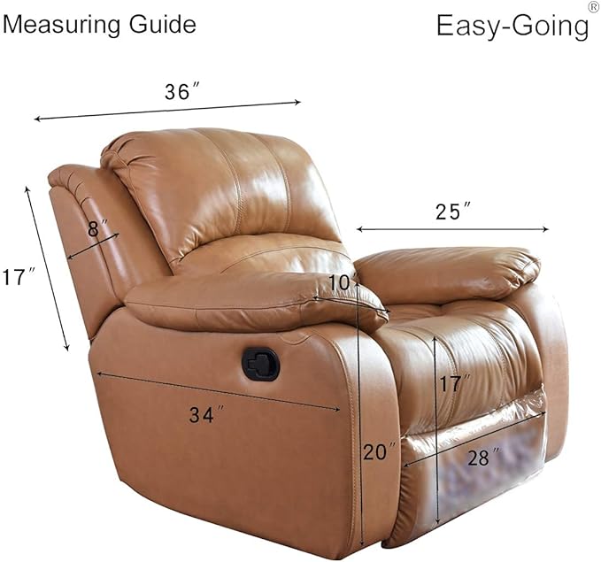 Easy-Going Oversized Recliner Cover Reversible Couch Cover Sofa Cover for Living Room Water Resistant Furniture Protector with Elastic Straps for Pets Dog (Oversized Recliner, Coffee/Ivory)
