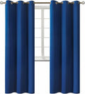 BGment Blackout Curtains for Bedroom - Grommet Thermal Insulated Room Darkening Curtains for Living Room, 42 x 84 Inch, 2 Panels, Royal Blue