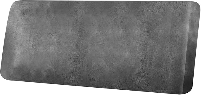 Leather Look Couch Cushion Covers Sofa Seat Slipcovers Sets Couches Furniture Protector for Sectional Armchair Loveseat Pets Kids Stretch Spandex Fabric (1 Cushion XL Sofa, Light Grey)