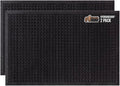 GORILLA GRIP® Ultra Absorbent Front Door Mat Outside Entrance 35x23, Traps Dirt and Moisture, HydroABSORB Indoor Outdoor Doormat Holds 5.7 Cups Water, Stain and Fade Resistant Welcome Mat 2 Pack Black