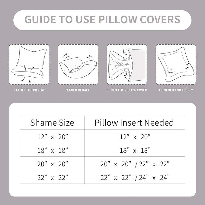Velvet Throw Pillow Covers(Pack of Two, Light Grey) 22×22 Inch Decorative Pillows Cover Neutral Soft Chenille Couch Pillows with Zipper Aesthetic for Living Room and Bedroom