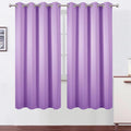 LEMOMO Blackout Curtains 66 x 72 Inch Long Lavender Curtains Set of 2 Panels Room Darkening Curtains for Bedroom and Living Room