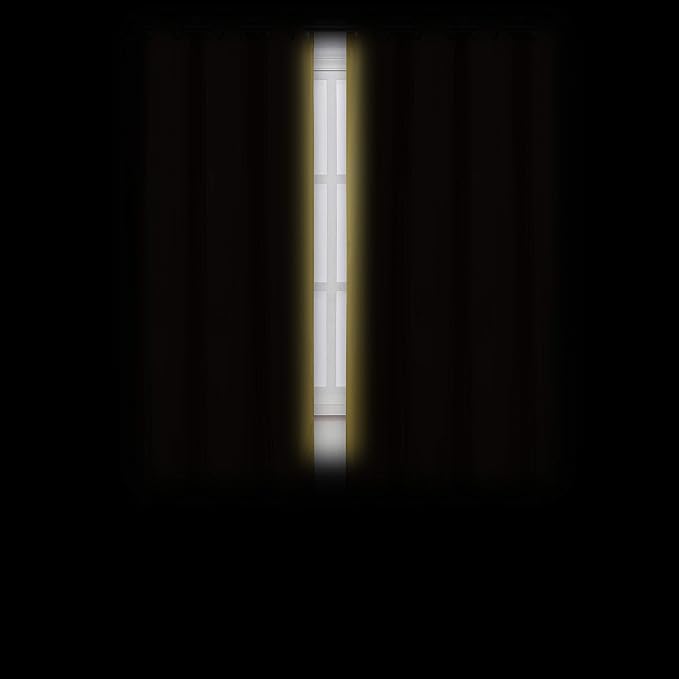 LEMOMO Yellow Blackout Curtains 66 x 63 Inch Length/Set of 2 Curtain Panels/Thermal Insulated Room Darkening Blackout Curtains for Bedroom
