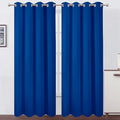 LEMOMO Blackout Curtains 52 x 90 Inch Long Royal Blue Curtains Set of 2 Panels Room Darkening Curtains for Bedroom and Living Room