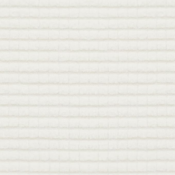 Easy-Going Stretch Loveseat Slipcover 1-Piece Sofa Cover Furniture Protector Couch Soft with Elastic Bottom for Kids Polyester Spandex Jacquard Fabric Small Checks (Loveseat, Cream)