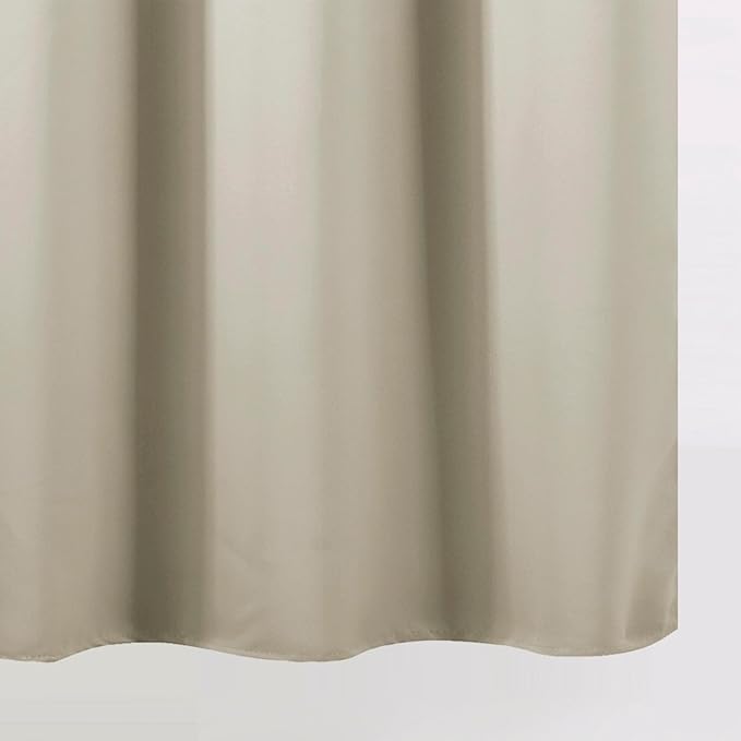 LEMOMO Light Beige Blackout Curtains 42 x 54 Inch Length Set of 2 Panels Grommet Bedroom Curtains for Living Room