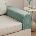 Soothing Home Sofa Covers, Sofa Hero Covers, Wear-Resistant Universal Couch Covers Washable Stretch Sectional Couch Cushion Covers (Green,Arm Rest Covers 2pcs)