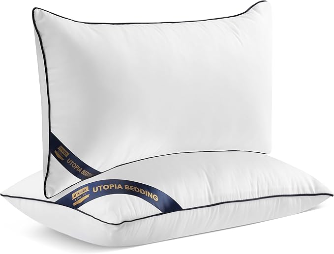 Utopia Bedding Throw Pillow Inserts (Pack of 4, White), 12 x 20 Inches Decorative Indoor Pillows for Sofa, Bed, Couch, Cushion Sham Stuffer