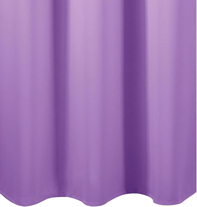LEMOMO Blackout Curtains 52 x 120 Inch Long Lavender Curtains Set of 2 Panels Room Darkening Curtains for Bedroom and Living Room