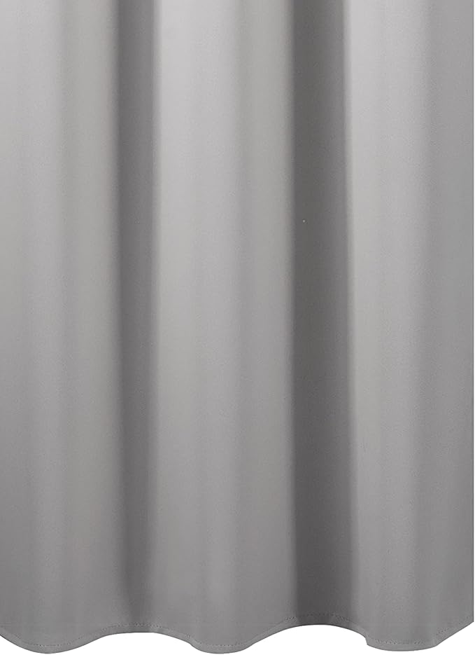 LEMOMO Light Grey Blackout Curtains 34 x 84 Inch Length/Set of 2 Curtain Panels/Thermal Insulated Room Darkening Blackout Curtains for Bedroom