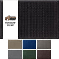 GORILLA GRIP® Ultra Absorbent Front Door Mat Outside Entrance, 47x35, Traps Dirt and Moisture, HydroABSORB Indoor Outdoor Doormat Holds Up to 6 Cups Water, Stain and Fade Resistant Welcome Mat, Black