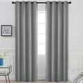 Yakamok Dove Grey Room Darking 108 Inch Length 2 Panel Sets for Livingroom Dining Room Darkening Thermal Insulated Bay Window Hotel Modern Elegant Black Out Sunblock Curtins/Bedroom,52 x 108 Inches