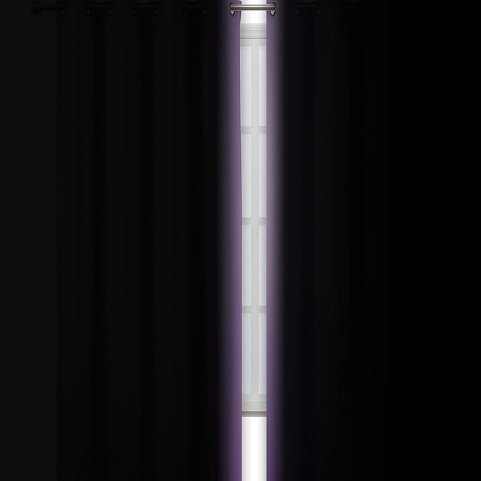 LEMOMO Lavender Blackout Curtains 52 x 54 Inch Length/Set of 2 Curtain Panels/Thermal Insulated Room Darkening Blackout Curtains for Bedroom