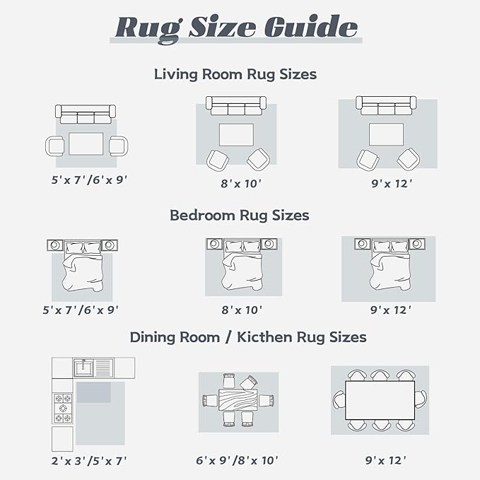 Area Rug 6x9 Washable Rug, Vintage Boho Medallion Rugs Non-Slip Soft Low Pile Large Distressed Rug Indoor Retro Carpet for Living Room Bedroom Dining Room Home Office (Grey, 6'x9')